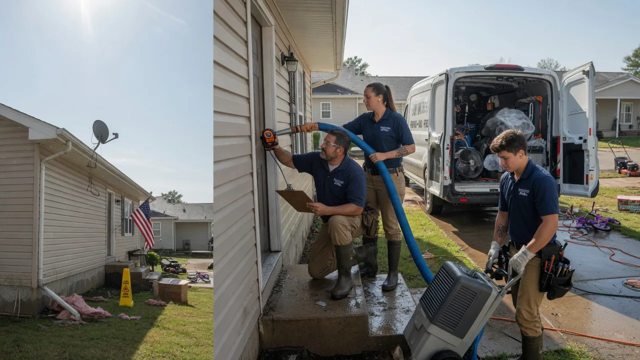 Ceiling Water Damage Restoration in Scipio, IN near me